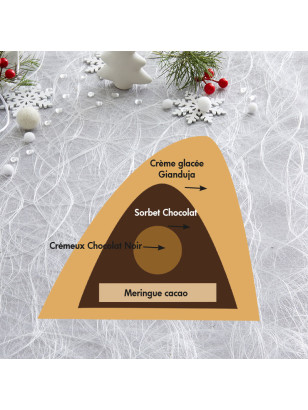 L'écorce chocolatée de Noël