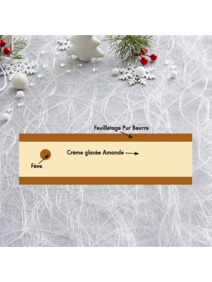 Notre galette des rois à la frangipane version glacée