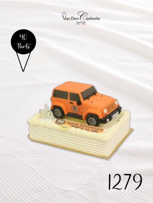 gateau jeep