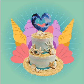 Pièces montées sur le thème de la Mer