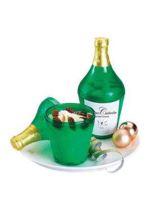 Petit bouteille de champagne givrée