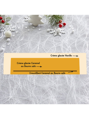 Gâteau village sous la neige