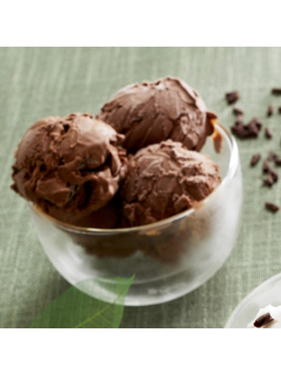 Glace Végétale au Chocolat Noir avec Éclats de Chocolat - Van Den Casteele