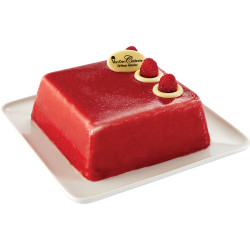 Notre gâteau à la framboise version glacée