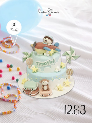 Gateau baptême avion