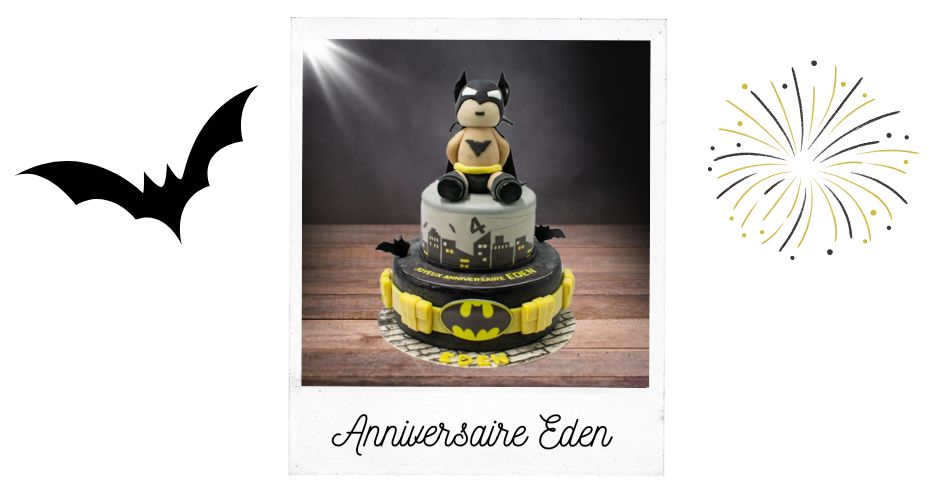 gateau thème batman