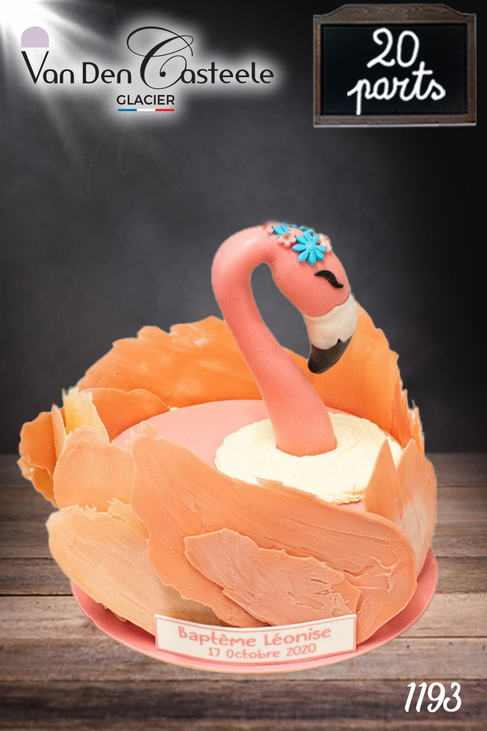 Cake design Flamant Rose